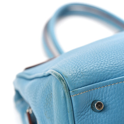 Prada Vitello Top Handle Tote Turchese 8 of 11
