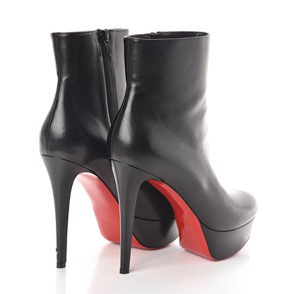 Christian Louboutin Calfskin Bianca 120 Ankle Boots 40 Black 4 of 7
