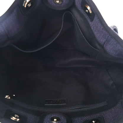 Chanel Mixed Fibers Small Deauville Tote Black 5 of 9