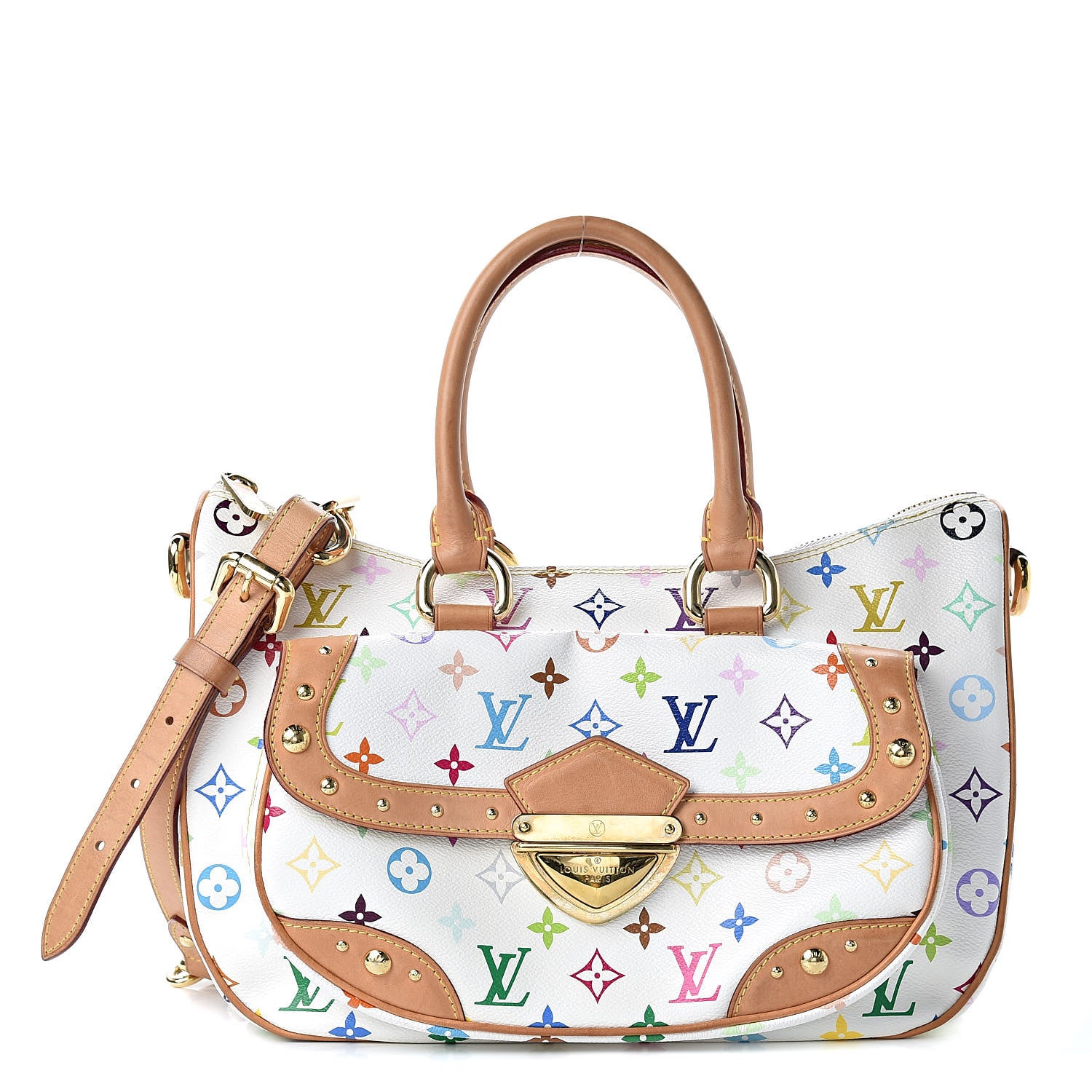 Louis Vuitton Monogram Multicolor Rita White 1 of 17