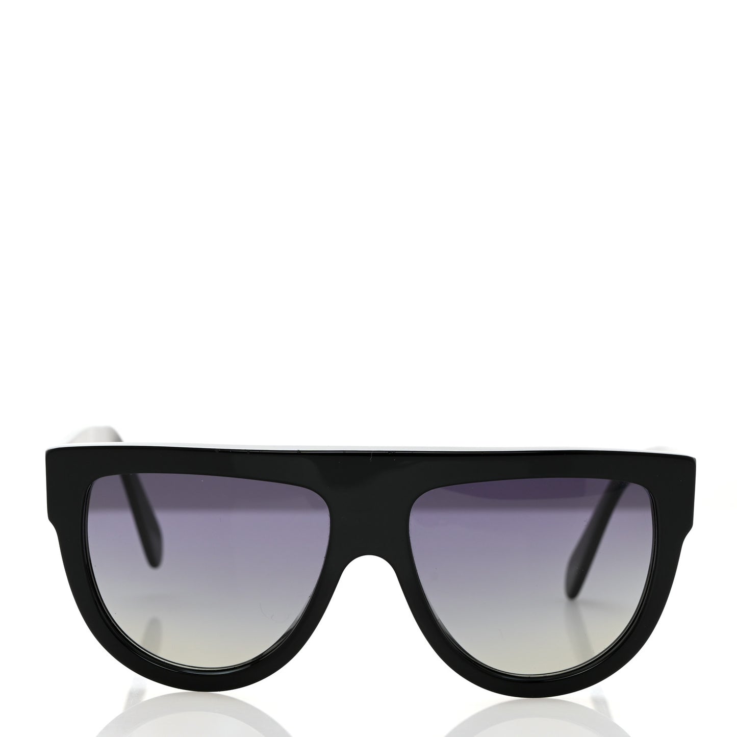 Acetate Polarized Rectangular Sunglasses CL40011N Black