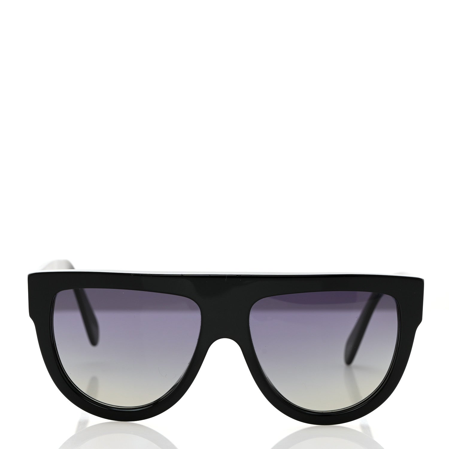 Celine Acetate Polarized Rectangular Sunglasses CL40011N Black 2 of 7