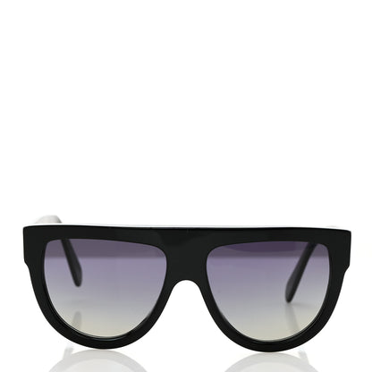 Celine Acetate Polarized Rectangular Sunglasses CL40011N Black 2 of 7