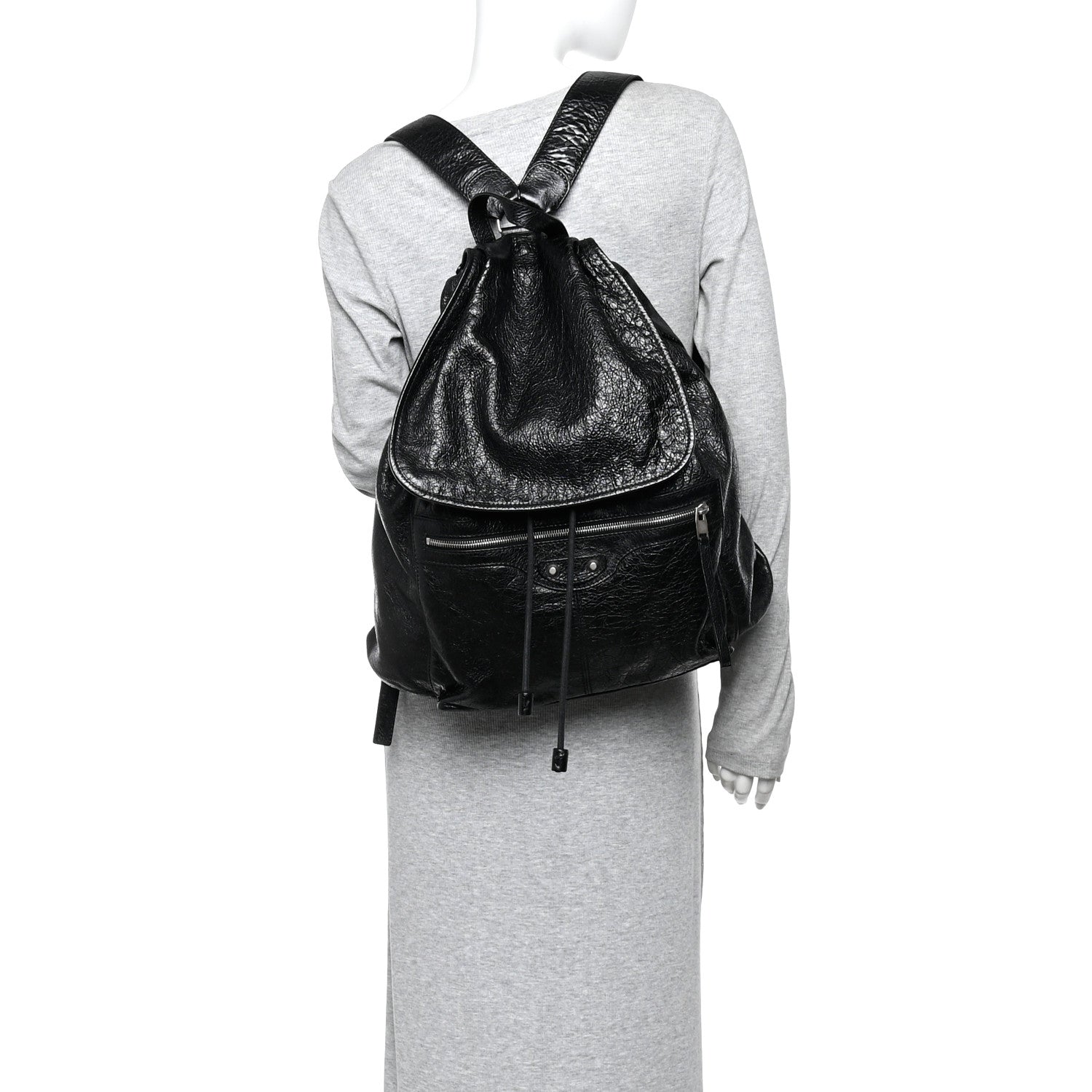 Balenciaga Agneau Giant 12 Silver Hardware S Traveler Backpack
