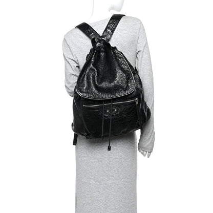 Balenciaga Agneau Giant 12 Silver Hardware S Traveler Backpack Black 2 of 10