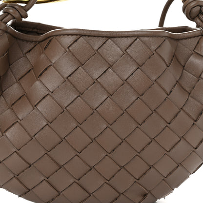 Bottega Veneta Nappa Intrecciato Mini Sardine Bag Taupe Grey 7 of 9