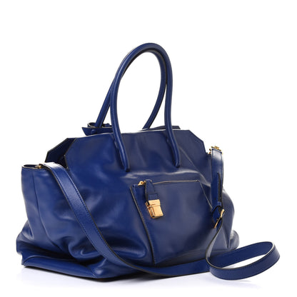 Miu Miu Vitello Soft Tote Inchiostro 7 of 20