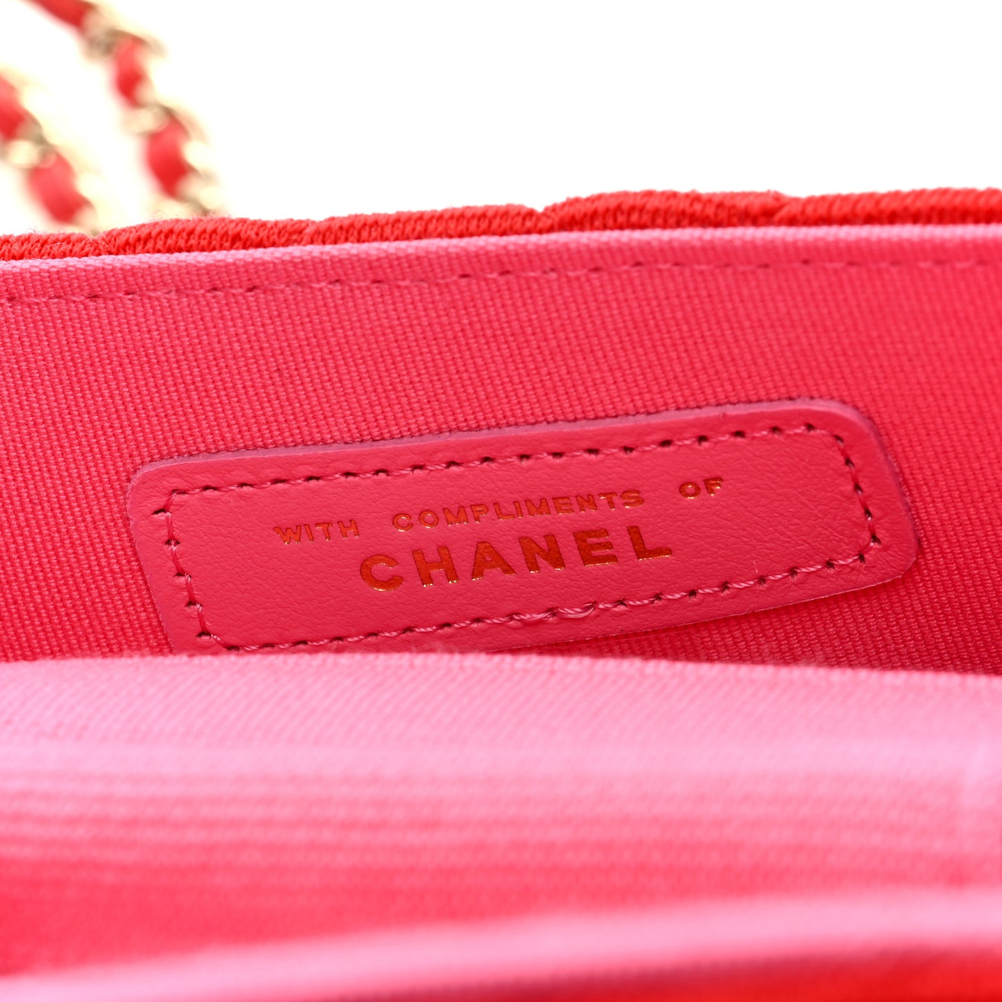Jersey Quilted Micro Mini Flap Red