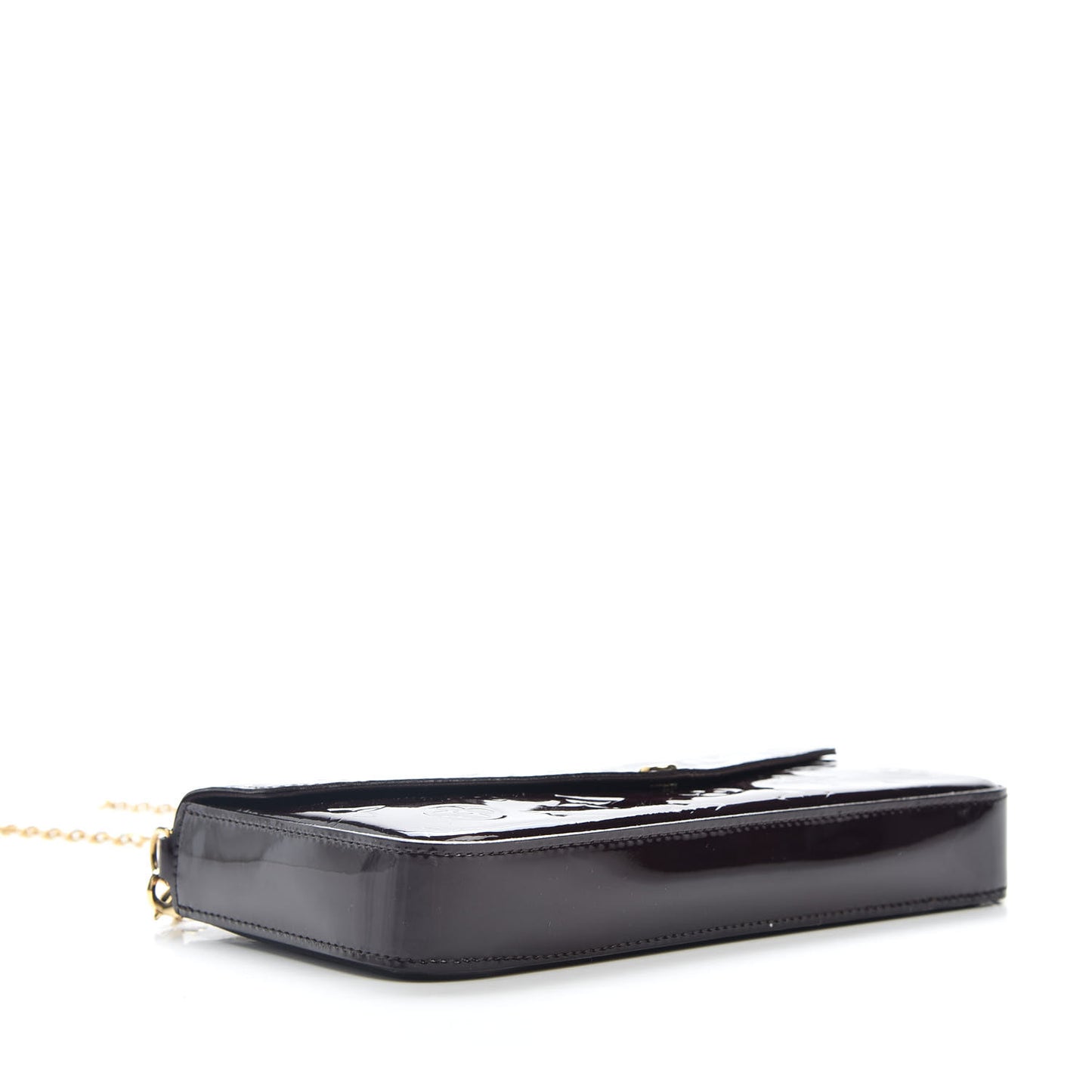 Vernis Pochette Felicie Chain Wallet Amarante