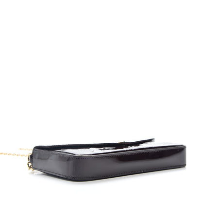 Louis Vuitton Vernis Pochette Felicie Chain Wallet Amarante 3 of 4