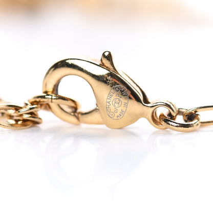 Chanel Pearl CC Logo Drop Necklace Gold 4 of 4