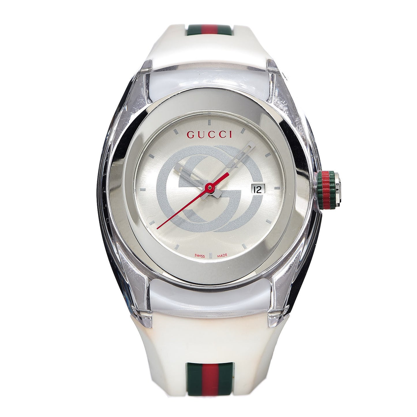 Stainless Steel Rubber 36mm Sync Web Quartz Watch