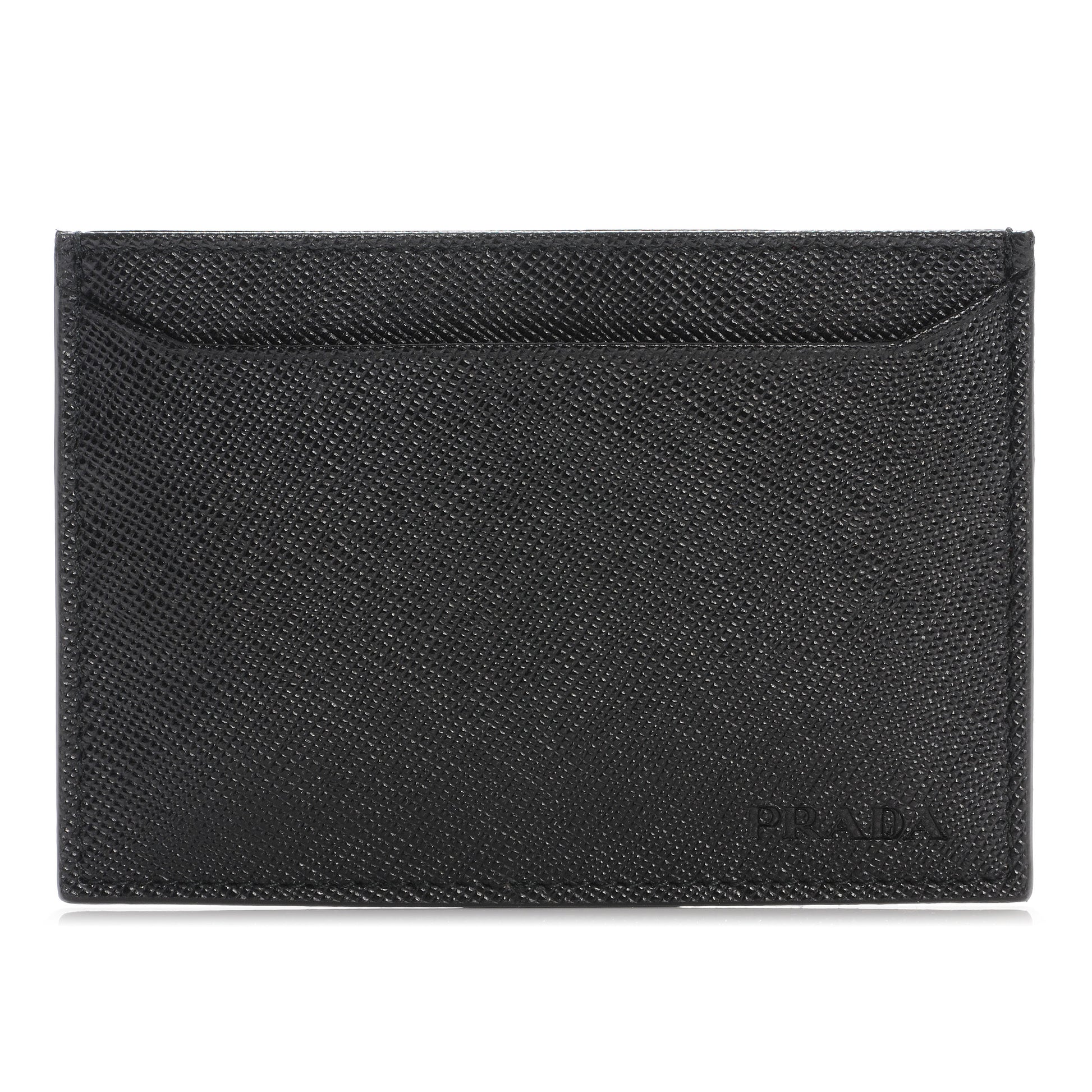 Prada Saffiano Card Case Nero Black 1 of 6