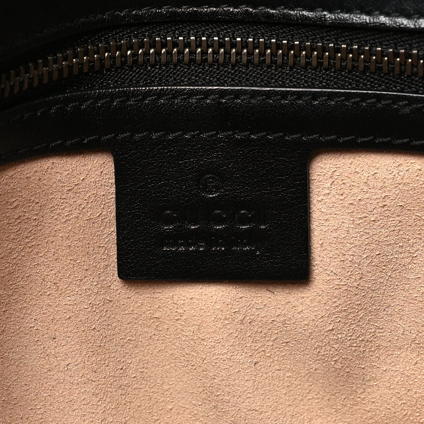 Calfskin Matelasse Small GG Marmont Shoulder Bag Black