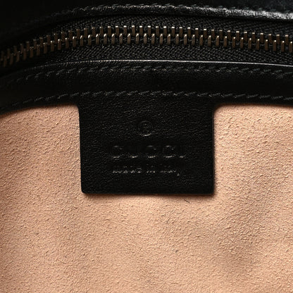 Gucci Calfskin Matelasse Small GG Marmont Shoulder Bag Black 6 of 10