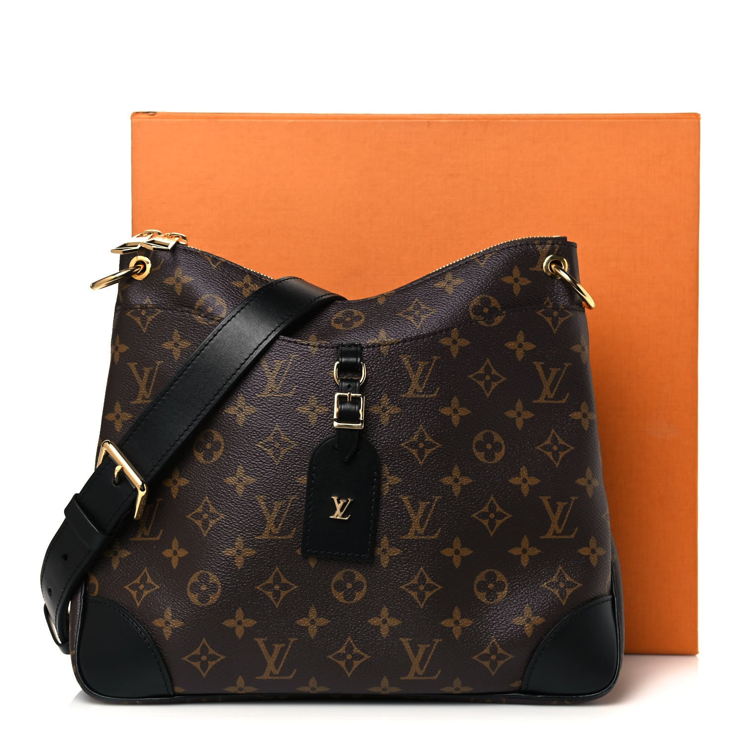 Louis Vuitton Monogram Odeon MM Black 14 of 14