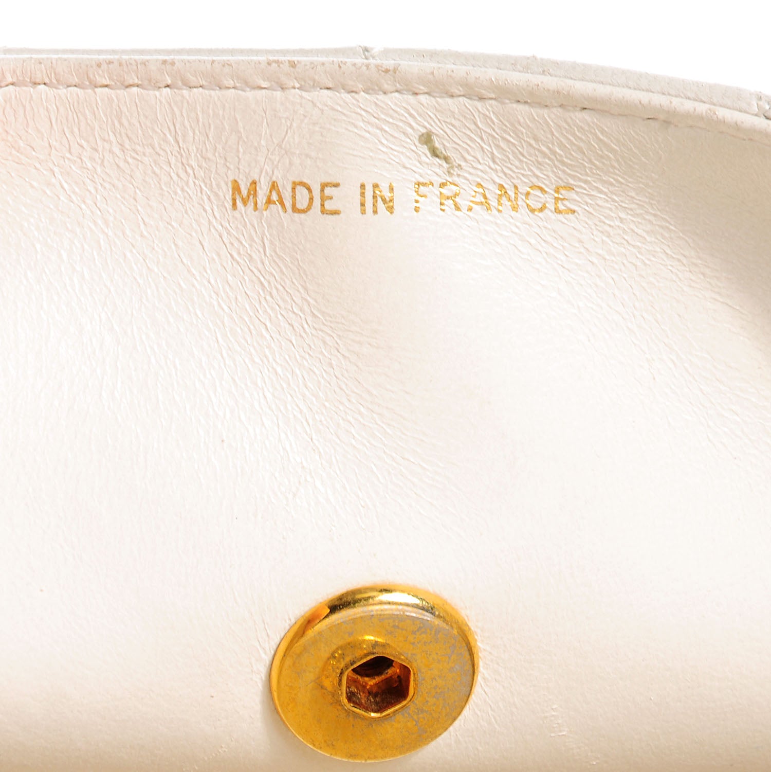 Chanel Lambskin Quilted Small Single Flap White 10 of 13