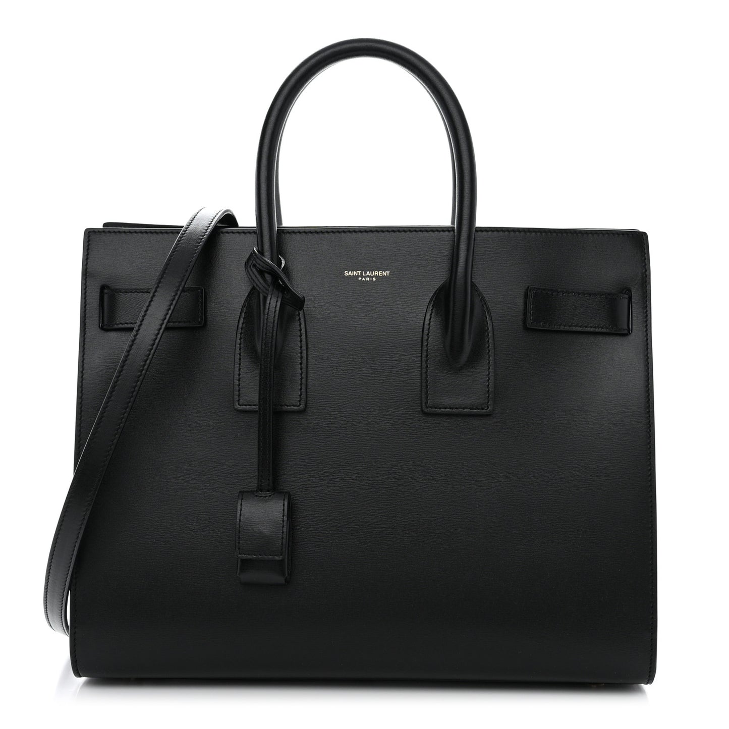 Calfskin Small Sac De Jour Black