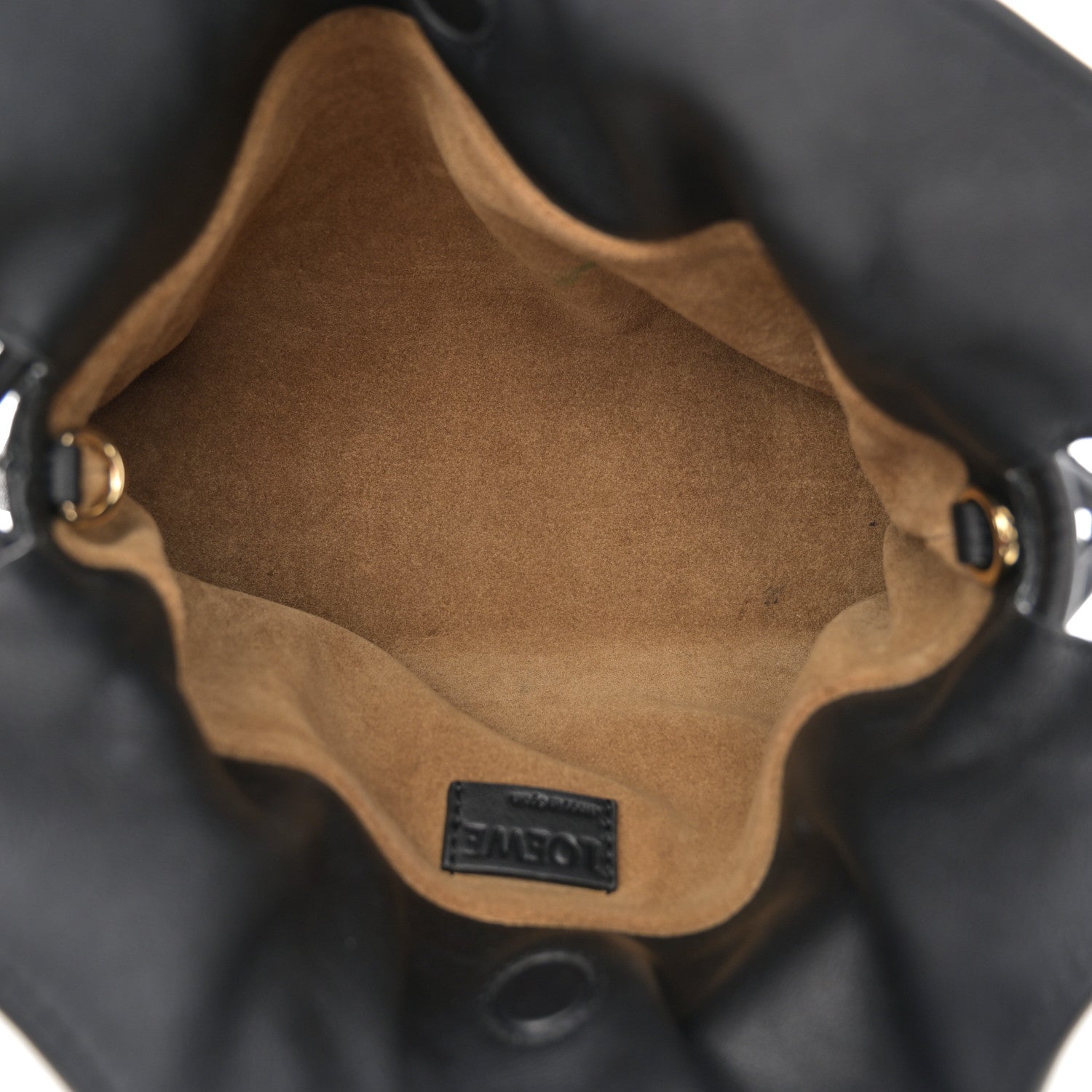 Loewe Calfskin Mini Flamenco Knot Clutch Black 5 of 10