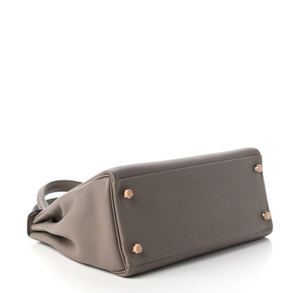 Hermes Togo Kelly Retourne 28 Gris Asphalte 4 of 13