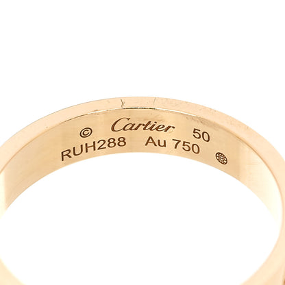 Cartier 18K Yellow Gold 3.5mm LOVE Wedding Band Ring 50 5.25 4 of 5