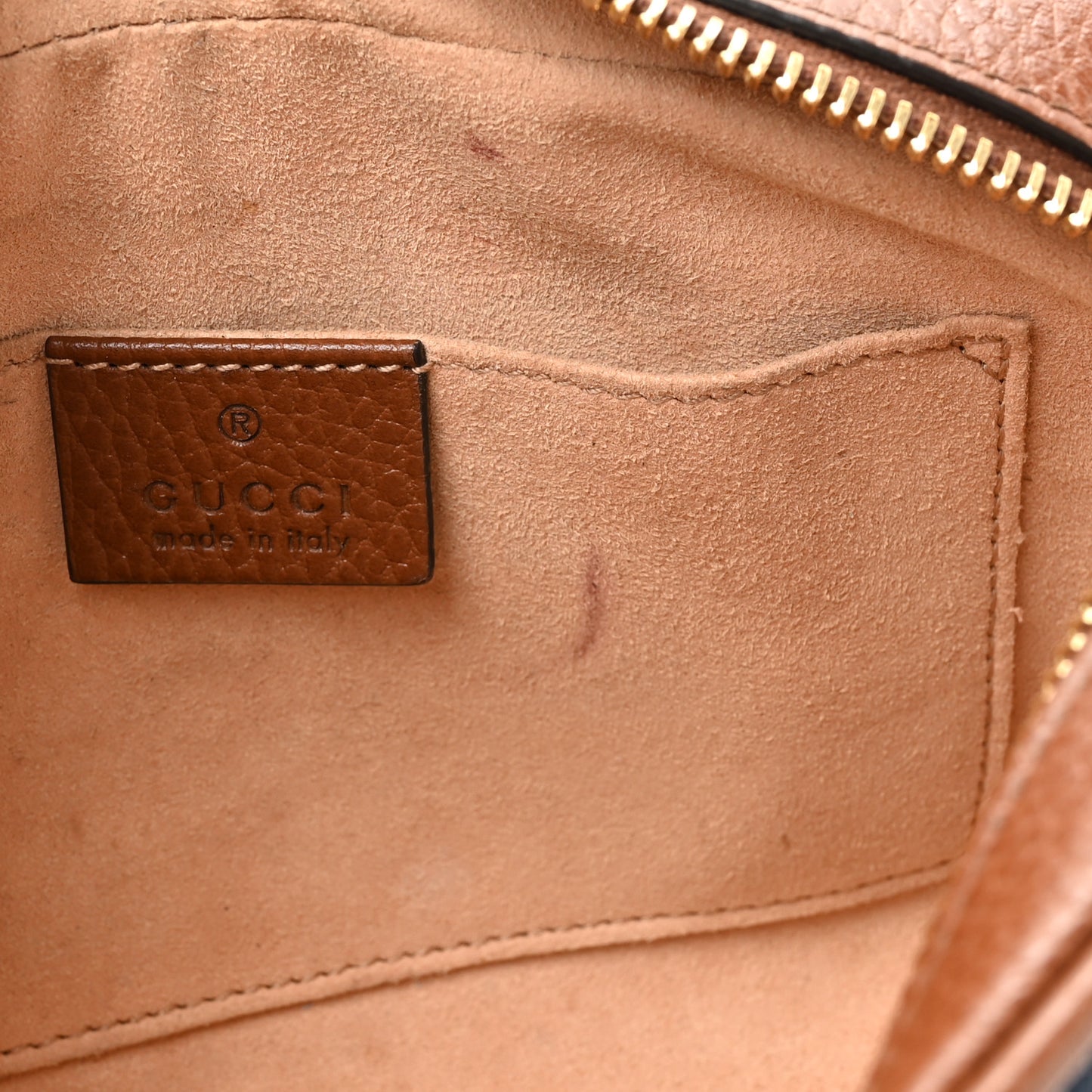 New Denim GG Monogram Dollar Calfskin Mini Ophidia Shoulder Bag Blue Tea Cuir Epilog