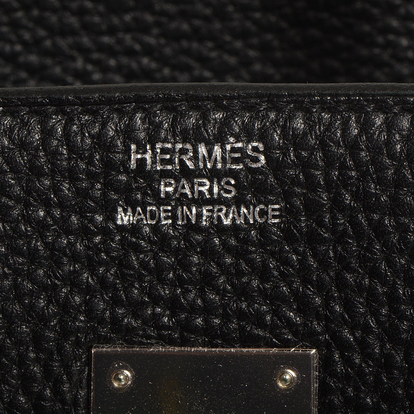 Taurillon Clemence Birkin 35 Black