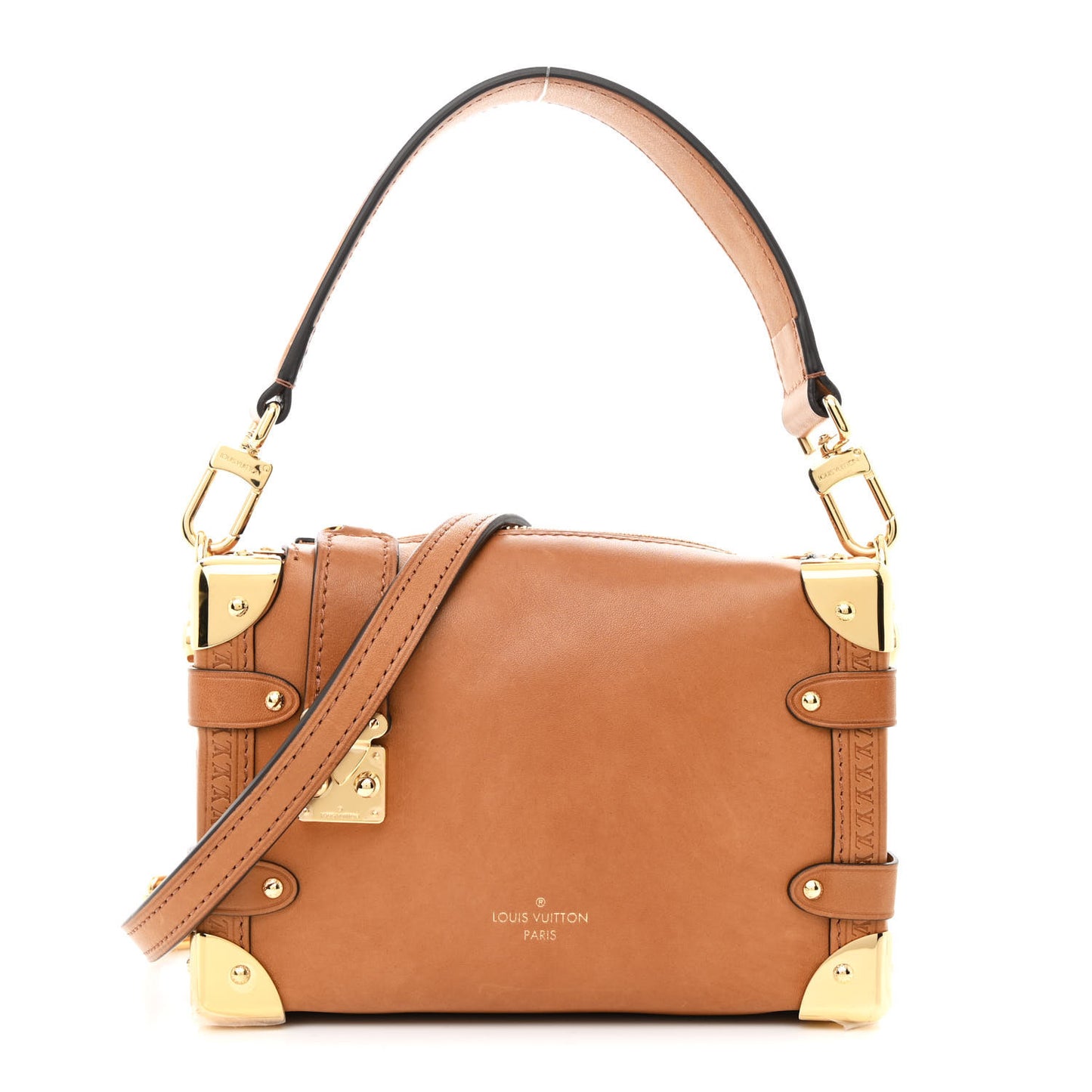 Calfskin Side Trunk PM Tan