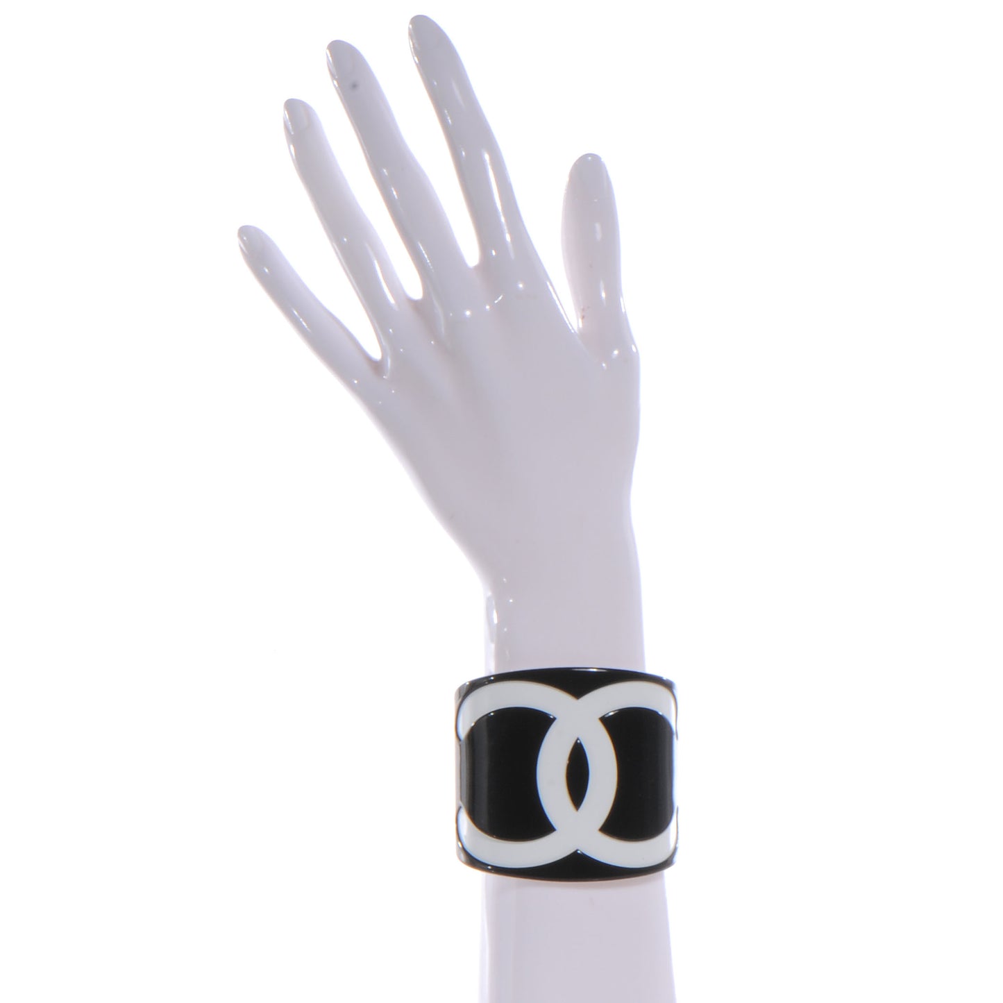 Resin CC Cuff Black White