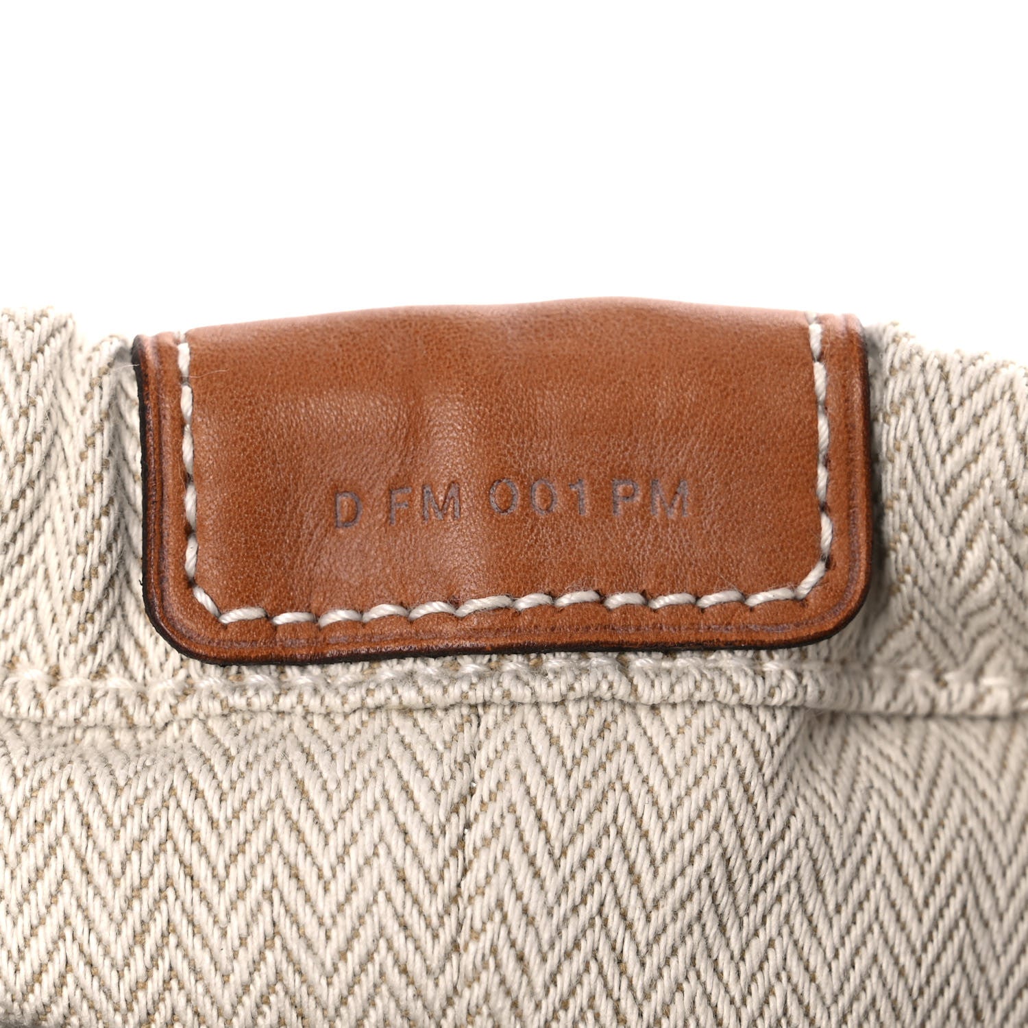 Hermes Canvas Barenia Fourbi 20 PM Pouch Naturel Fauve 7 of 10