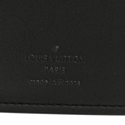 Louis Vuitton Calfskin Monogram Shadow Multiple Wallet Black 6 of 7