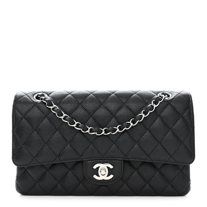 Chanel Caviar Quilted Medium Double Flap Black 1 of 11