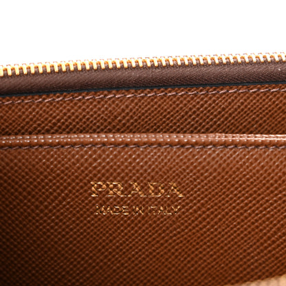 Prada Saffiano Cuir Medium Galleria Double Zip Tote Palissandro 6 of 13