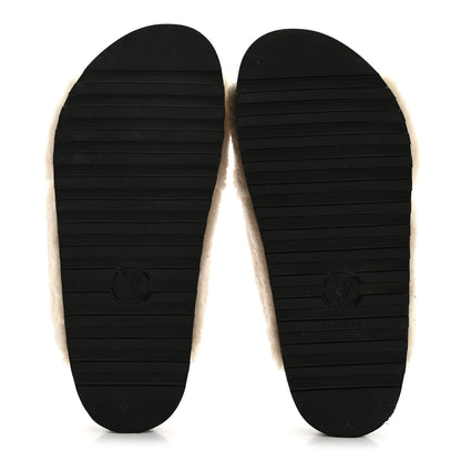 Louis Vuitton Shearling Paseo Flat Comfort Mule 36 Brown 6 of 10