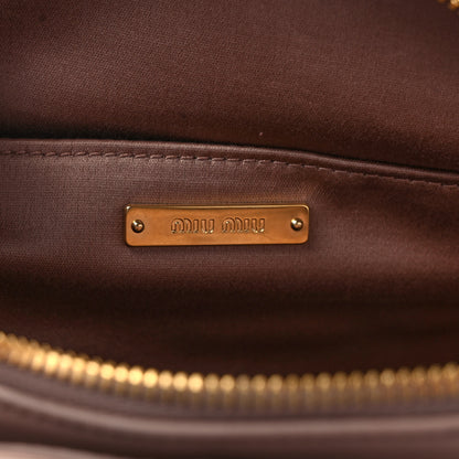 Miu Miu Nappa Knot Top Handle Shoulder Bag Cammeo 6 of 8