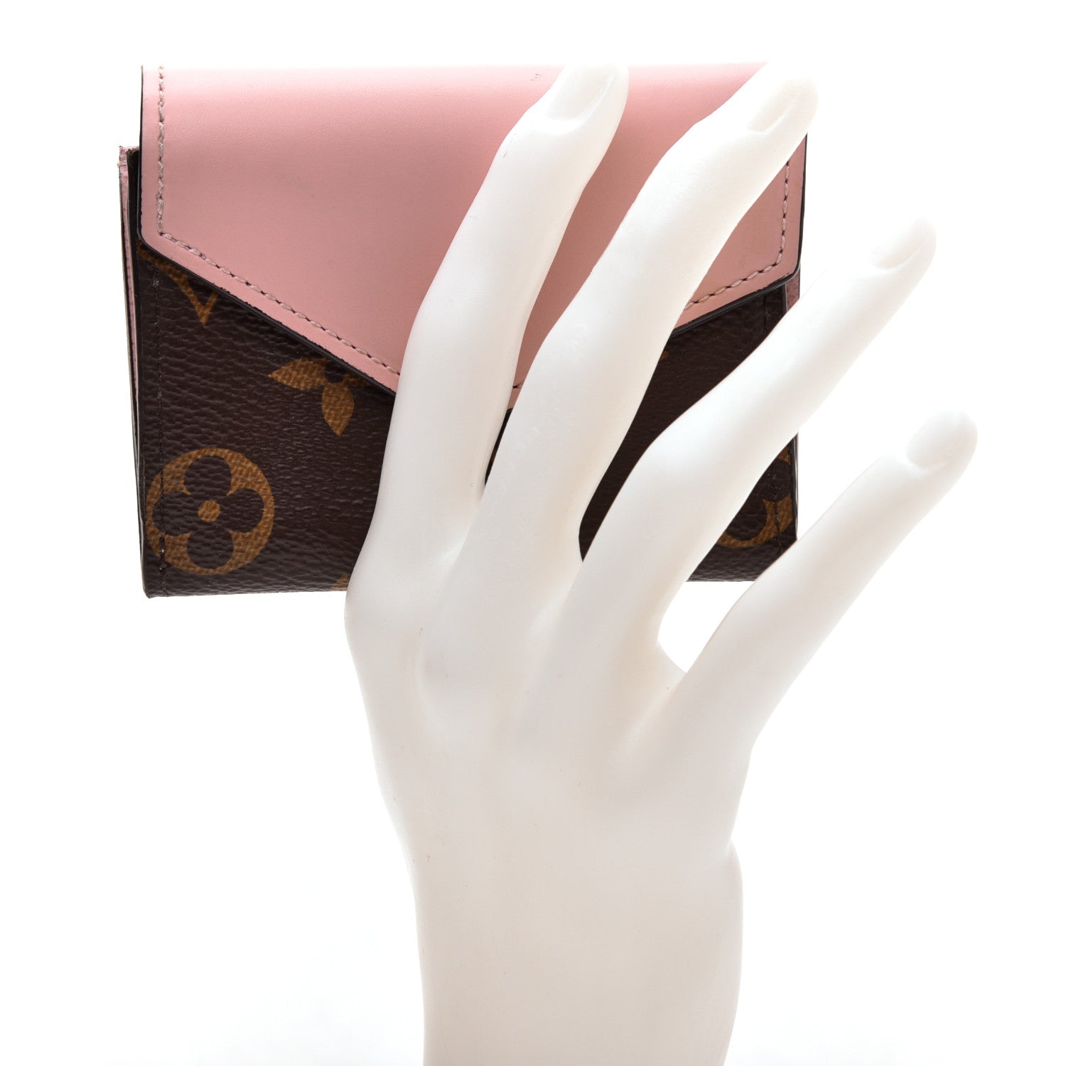 Louis Vuitton Monogram Zoe Wallet Rose Ballerine 2 of 6