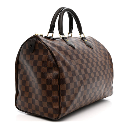 Louis Vuitton Damier Ebene Speedy 35 3 of 9