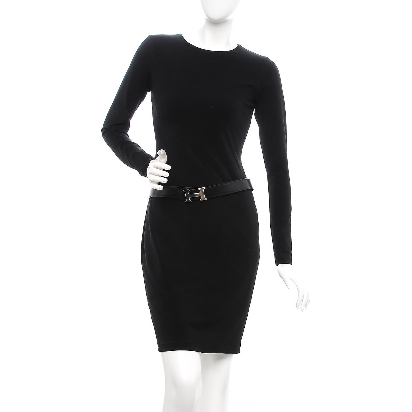 Box Barenia 32mm H Belt 95 Black Fauve