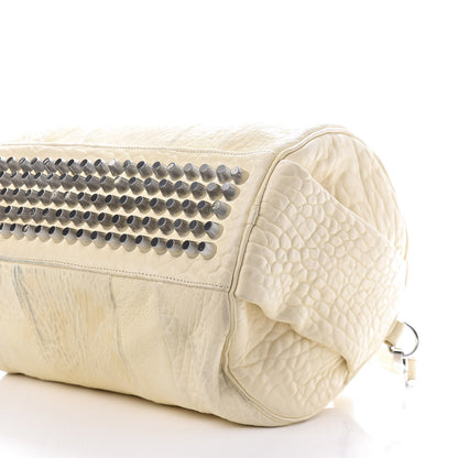 Alexander Wang Pebbled Lambskin Rocco Bone Silver Hardware 7 of 15