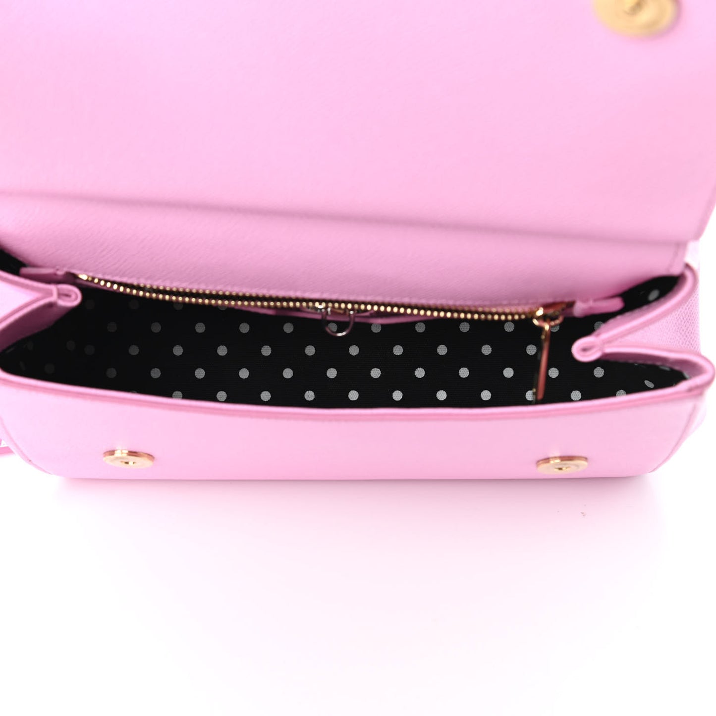 Dauphine Medium DG Family Patch Miss Sicily Satchel Rosa Chiaro