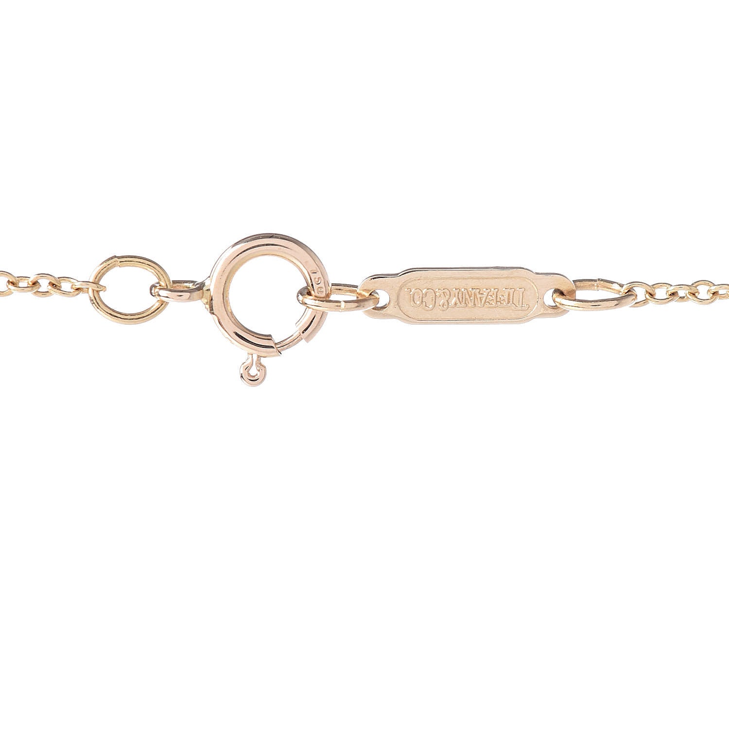 Tiffany 18K Yellow Gold Large Signature X Pendant Necklace 5 of 7