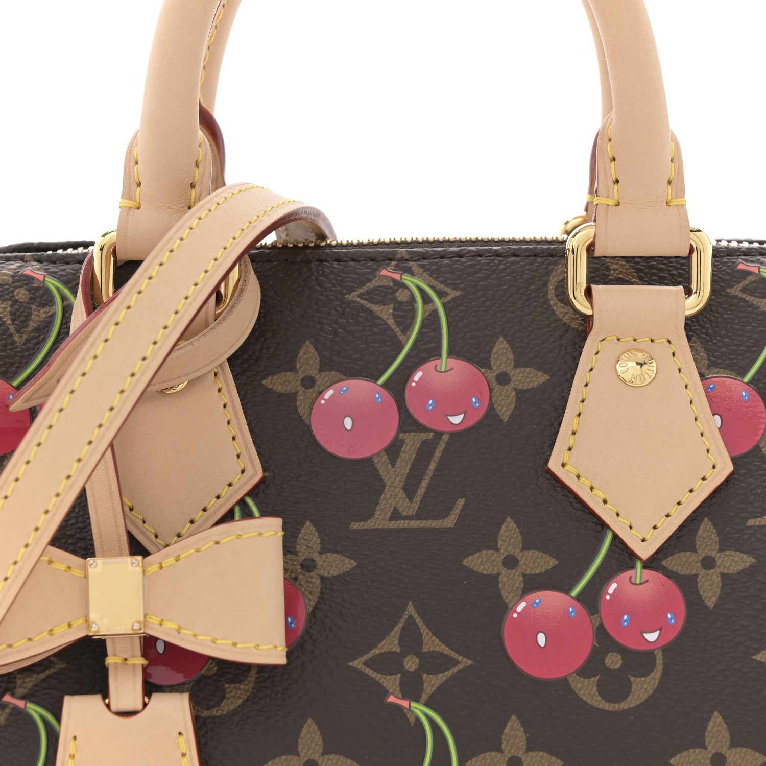 Louis Vuitton LV X TM Monogram Cerises Speedy Bandouliere 20 7 of 10