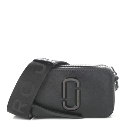 Marc Jacobs Saffiano Snapshot Camera Bag Black 1 of 9