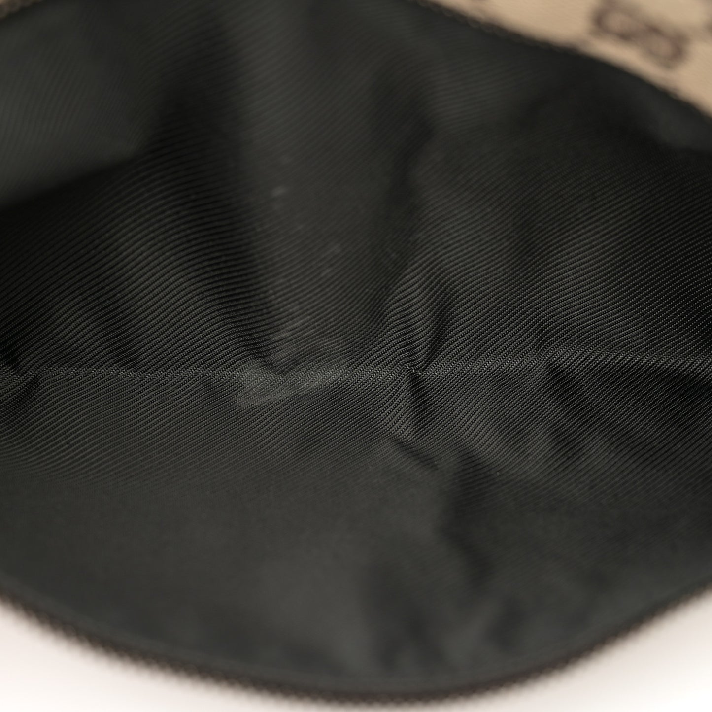 GG Monogram Double Pocket Belt Bag Dark Brown