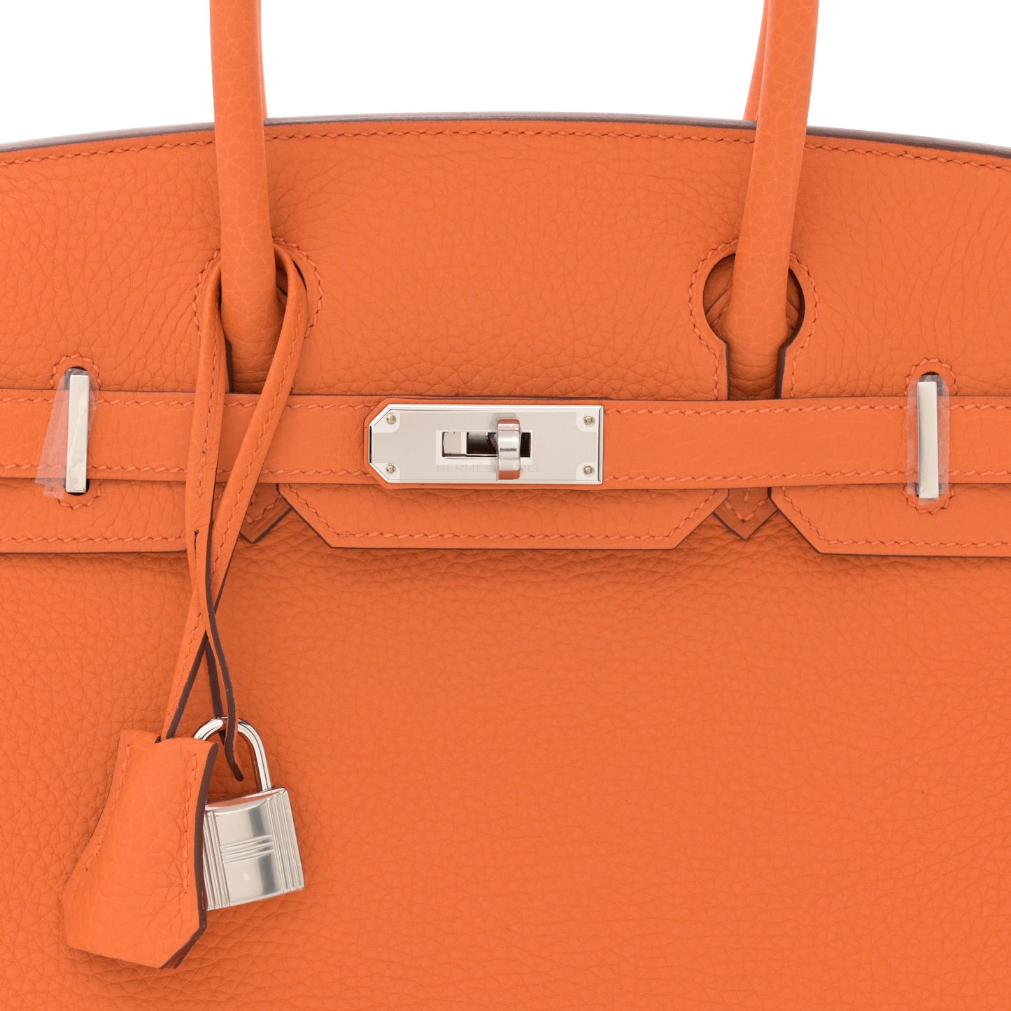 Taurillon Clemence Birkin 30 Orange