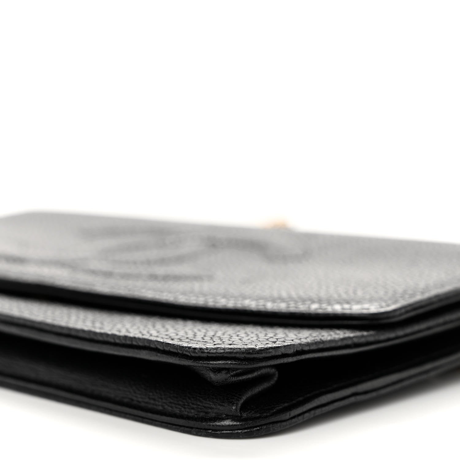 Chanel Caviar Timeless CC Wallet on Chain WOC Black 11 of 13
