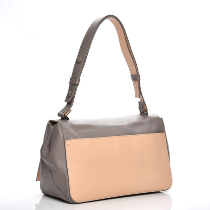 Proenza Schouler Calfskin Double Sided PS Courier Bag Mushroom 3 of 9