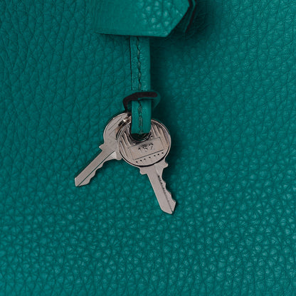 Hermes Taurillon Clemence Birkin 30 Bleu Paon 29 of 31