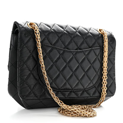 Chanel Aged Calfskin Quilted 2.55 Reissue 225 Flap Black 3 of 10