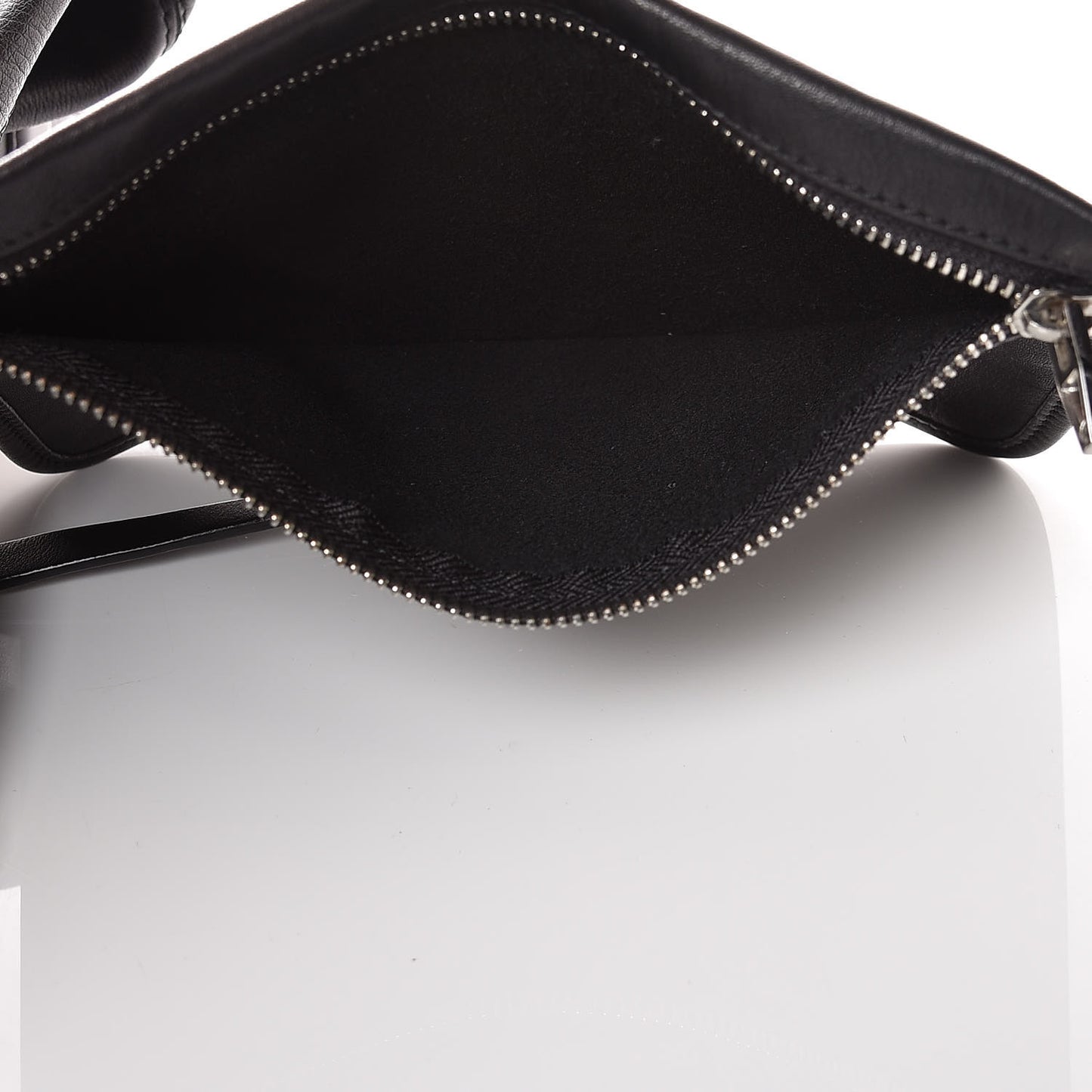 Calfskin Robyn Drawstring Hobo Black